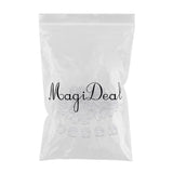 Maxbell Maxbell 50x Empty Round Makeup Jar Pot Travel Cream Powder Cosmetic Container 5g Clear