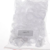 Maxbell Maxbell 50x Empty Round Makeup Jar Pot Travel Cream Powder Cosmetic Container 5g Clear