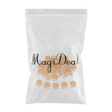 Maxbell Maxbell 50x Empty Round Makeup Jar Pot Travel Cream Powder Cosmetic Container 5g Orange