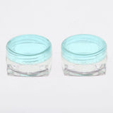 Maxbell Maxbell 50x Empty Round Makeup Jar Pot Travel Cream Powder Cosmetic Container 5g Green