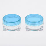 Maxbell Maxbell 50x Empty Round Makeup Jar Pot Travel Cream Powder Cosmetic Container 5g Blue