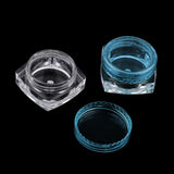 Maxbell Maxbell 50x Empty Round Makeup Jar Pot Travel Cream Powder Cosmetic Container 5g Blue