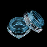 Maxbell Maxbell 50x Empty Round Makeup Jar Pot Travel Cream Powder Cosmetic Container 5g Blue