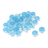 Maxbell Maxbell 50x Empty Round Makeup Jar Pot Travel Cream Powder Cosmetic Container 5g Blue