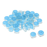 Maxbell Maxbell 50x Empty Round Makeup Jar Pot Travel Cream Powder Cosmetic Container 5g Blue