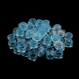 Maxbell Maxbell 50x Empty Round Makeup Jar Pot Travel Cream Powder Cosmetic Container 5g Blue