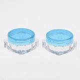 Maxbell Maxbell 50x Empty Round Makeup Jar Pot Travel Cream Powder Cosmetic Container 5g Blue