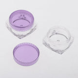 Maxbell Maxbell 50x Empty Round Makeup Jar Pot Travel Cream Powder Cosmetic Container 5g Purple