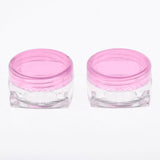 Maxbell Maxbell 50x Empty Round Makeup Jar Pot Travel Cream Powder Cosmetic Container 5g Pink