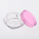 Maxbell Maxbell 50x Empty Round Makeup Jar Pot Travel Cream Powder Cosmetic Container 5g Pink