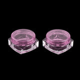 Maxbell Maxbell 50x Empty Round Makeup Jar Pot Travel Cream Powder Cosmetic Container 5g Pink