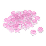 Maxbell Maxbell 50x Empty Round Makeup Jar Pot Travel Cream Powder Cosmetic Container 5g Pink