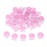 Maxbell Maxbell 50x Empty Round Makeup Jar Pot Travel Cream Powder Cosmetic Container 5g Pink