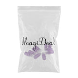 Maxbell Maxbell 10Pcs PET Makeup Toner Remover Liquid Containers Travel Shampoo Bottles 10ml Purple