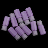 Maxbell Maxbell 10Pcs PET Makeup Toner Remover Liquid Containers Travel Shampoo Bottles 10ml Purple