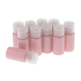 Maxbell Maxbell 10Pcs PET Makeup Toner Remover Liquid Containers Travel Shampoo Bottles 10ml Pink