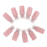 Maxbell Maxbell 10Pcs PET Makeup Toner Remover Liquid Containers Travel Shampoo Bottles 10ml Pink