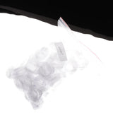 Maxbell Maxbell 30X Cosmetic Sample Empty Containers Round Pots for Eye Shadow Powder Clear