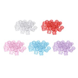 Maxbell Maxbell 30X Cosmetic Sample Empty Containers Round Pots for Eye Shadow Powder Clear