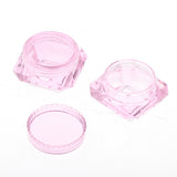 Maxbell Maxbell 30X Cosmetic Sample Empty Containers Round Pots for Eye Shadow Powder Pink