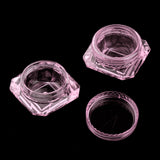 Maxbell Maxbell 30X Cosmetic Sample Empty Containers Round Pots for Eye Shadow Powder Pink
