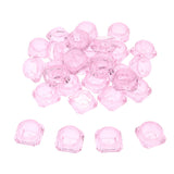 Maxbell Maxbell 30X Cosmetic Sample Empty Containers Round Pots for Eye Shadow Powder Pink