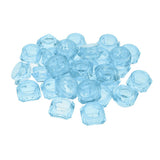 Maxbell Maxbell 30X Cosmetic Sample Empty Containers Round Pots for Eye Shadow Powder Blue