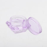 Maxbell Maxbell 30X Cosmetic Sample Empty Containers Round Pots for Eye Shadow Powder Purple