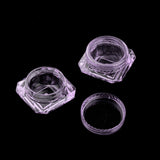 Maxbell Maxbell 30X Cosmetic Sample Empty Containers Round Pots for Eye Shadow Powder Purple