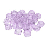 Maxbell Maxbell 30X Cosmetic Sample Empty Containers Round Pots for Eye Shadow Powder Purple