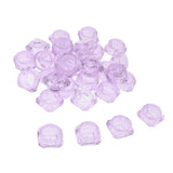 Maxbell Maxbell 30X Cosmetic Sample Empty Containers Round Pots for Eye Shadow Powder Purple