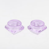 Maxbell Maxbell 30X Cosmetic Sample Empty Containers Round Pots for Eye Shadow Powder Purple