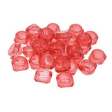 Maxbell Maxbell 30X Cosmetic Sample Empty Containers Round Pots for Eye Shadow Powder Red