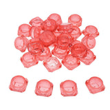 Maxbell Maxbell 30X Cosmetic Sample Empty Containers Round Pots for Eye Shadow Powder Red
