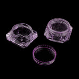 Maxbell Maxbell 30 Pieces 5g Plastic Pot Jars Lotion Cream Sample Empty Container Purple