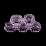 Maxbell Maxbell 30 Pieces 5g Plastic Pot Jars Lotion Cream Sample Empty Container Purple