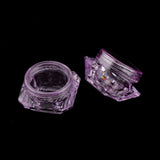 Maxbell Maxbell 30 Pieces 5g Plastic Pot Jars Lotion Cream Sample Empty Container Purple