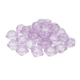 Maxbell Maxbell 30 Pieces 5g Plastic Pot Jars Lotion Cream Sample Empty Container Purple
