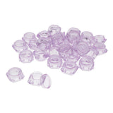 Maxbell Maxbell 30 Pieces 5g Plastic Pot Jars Lotion Cream Sample Empty Container Purple