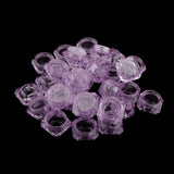 Maxbell Maxbell 30 Pieces 5g Plastic Pot Jars Lotion Cream Sample Empty Container Purple