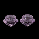 Maxbell Maxbell 30 Pieces 5g Plastic Pot Jars Lotion Cream Sample Empty Container Purple
