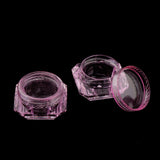 Maxbell Maxbell 30 Pieces 5g Plastic Pot Jars Lotion Cream Sample Empty Container Pink