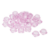 Maxbell Maxbell 30 Pieces 5g Plastic Pot Jars Lotion Cream Sample Empty Container Pink
