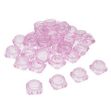 Maxbell Maxbell 30 Pieces 5g Plastic Pot Jars Lotion Cream Sample Empty Container Pink