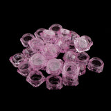 Maxbell Maxbell 30 Pieces 5g Plastic Pot Jars Lotion Cream Sample Empty Container Pink