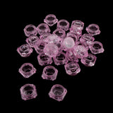 Maxbell Maxbell 30 Pieces 5g Plastic Pot Jars Lotion Cream Sample Empty Container Pink