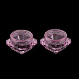 Maxbell Maxbell 30 Pieces 5g Plastic Pot Jars Lotion Cream Sample Empty Container Pink