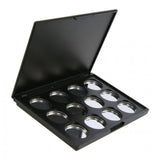 Maxbell Maxbell 12 Slots Empty Magnetic Palette Box for Eyeshadow Powder Makeup Case w/ Pans