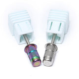 Maxbell Stainless Steel Sanding Band Mandrel Drill Bit for Nail Drill Machine 2pcs