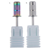 Maxbell Stainless Steel Sanding Band Mandrel Drill Bit for Nail Drill Machine 2pcs